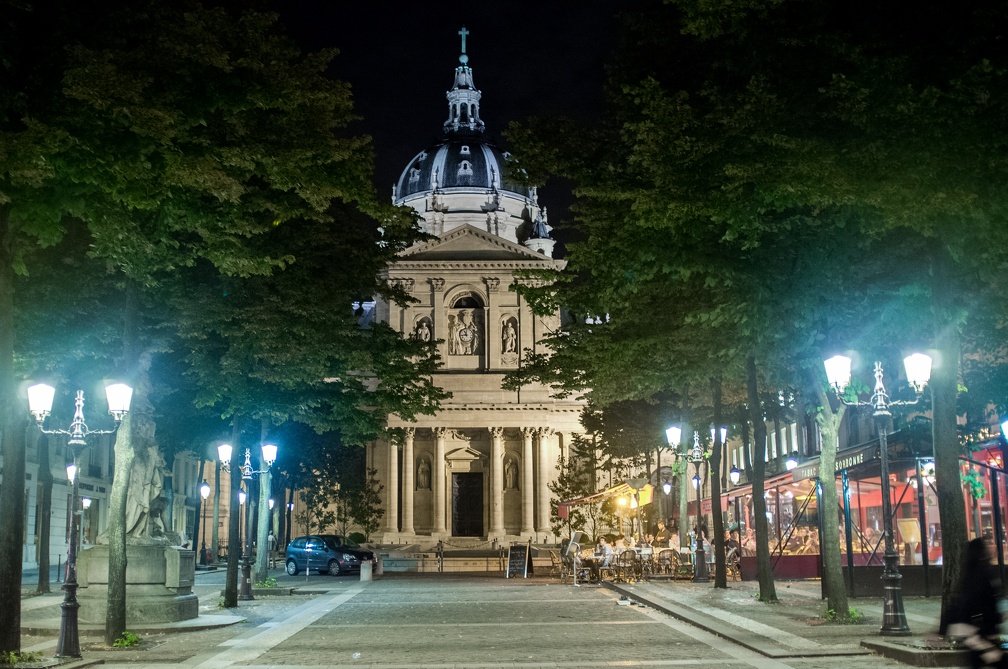 La Sorbonne (4764 visits) Paris by night